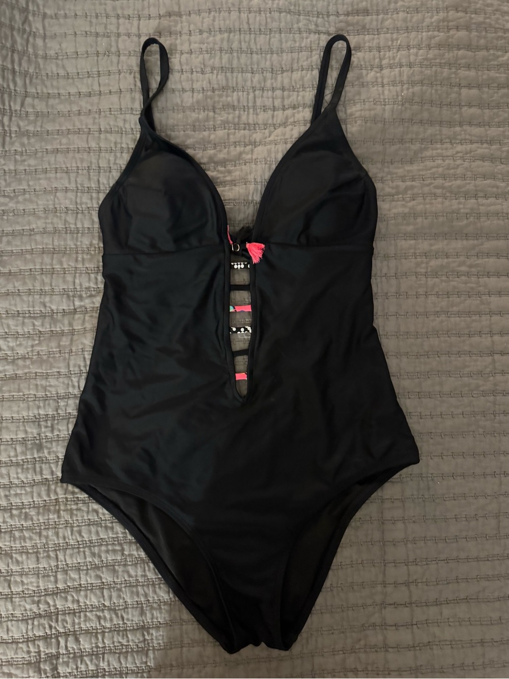 Design Lab Plunge One Piece Swimsuit